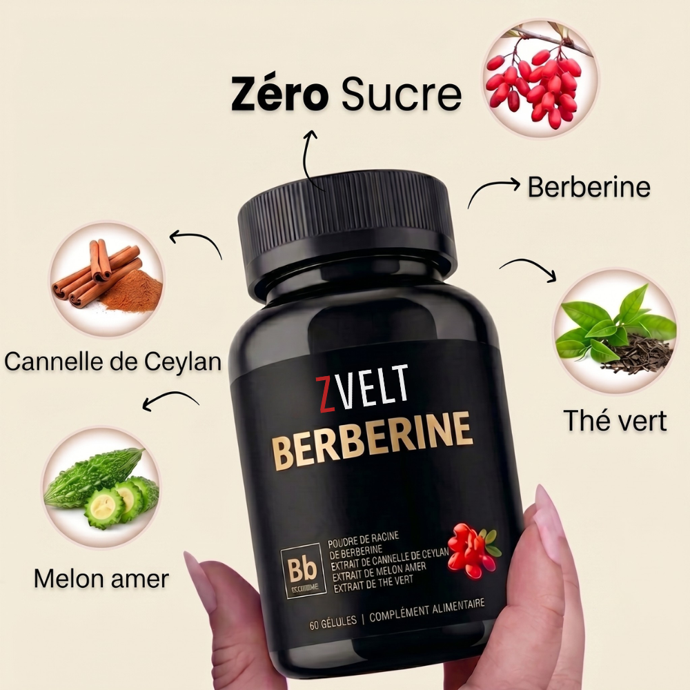 Zvelt  Berbérine Perte de Poids  100% Naturel